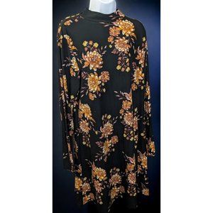 Mudd Black Floral Dress